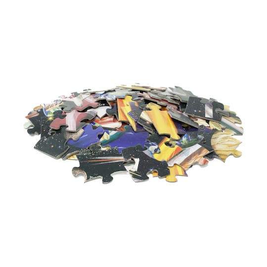 Solar System Round Box Puzzle: 72 Pcs